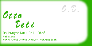 otto deli business card
